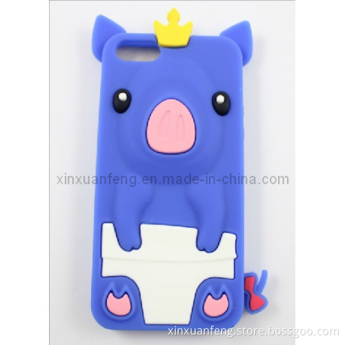 Pig Silicon Case for iPhone 5 (XF-C5-007)